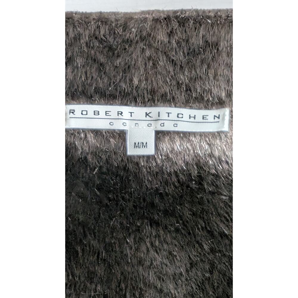 Robert Kitchen Canada Faux Fur Lined Vest M | Tree Branch Print Western Boho - Picture 7 of 9